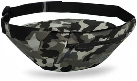 MAXTOP Large Crossbody Fanny Pack with 4-Zipper Pockets, Gifts for Enjoy Sports Festival Workout Traveling Running Casual Hands-Free Wallets Waist Pack Phone Bag Carrying All Phones