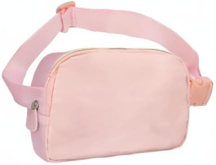 VOROLO Fanny Pack For Women And Men Crossbody Bag Belt Bag with Adjustable Strap Graduation Gifts Pink