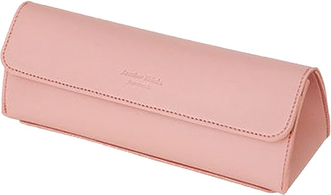 carrotez Stylish PU Leather Makeup Bag: Versatile Travel Toiletry Bag & Cosmetic Pouch, Small Makeup Organizer for Purse Essentials - Ideal Makeup Brush Holder & Sunglasses Case for Women - Pink