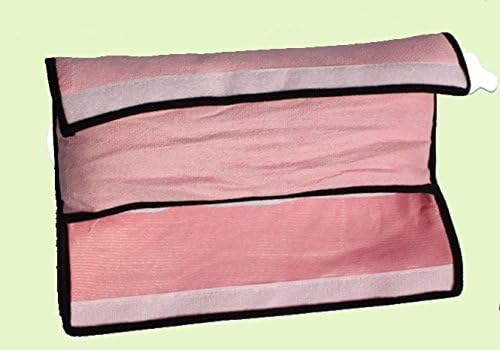 2 pcs Auto Pillow Car Safety Belt Protect, Shoulder Pad, Adjust Vehicle Seat Belt Cushion for Kids (Grey,Pink)
