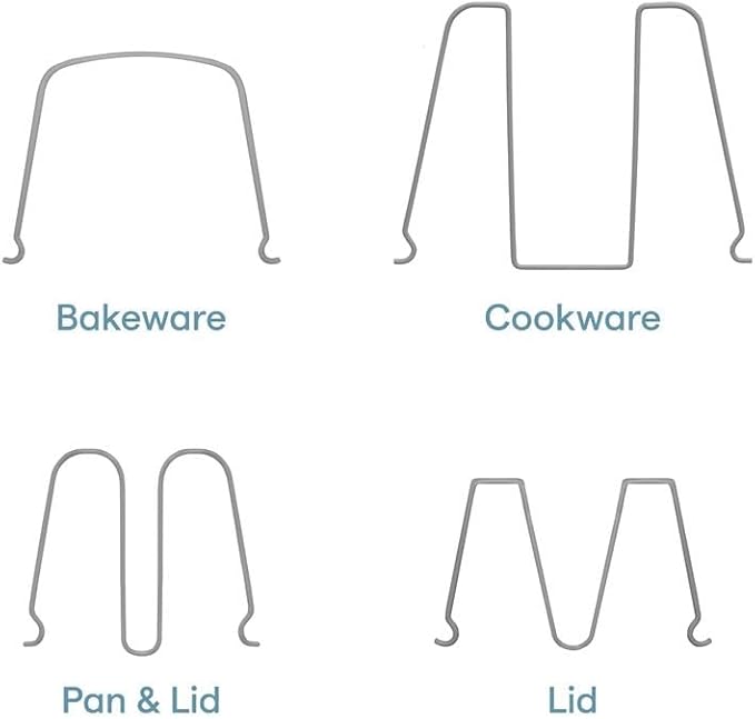 YouCopia StoreMore Adjustable Bakeware Rack with Steel Wires, Cookie Sheet Baking Pan and Tray Organizer for Kitchen Cabinet and Pantry Storage, Premium Edition