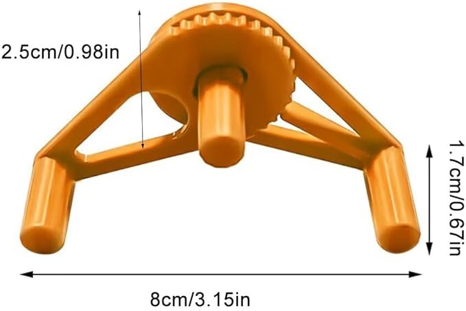 30Pcs Plant Stem Trainer Low Stress Training Clips Stem Bender Clips for Climbing Adjustable Bud Clips Plant Bender Plant Training Clips Plant Root Bender for Gardening Orange