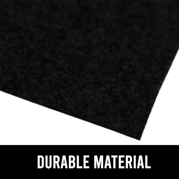 GORILLA GRIP LeakGuard Non-Adhesive Under Sink Mat for Kitchen Cabinet, Waterproof Quick Dry Shelf Liner, Durable Absorbent Felt Mats for Bathroom Sinks, Cabinets, Dresser, Easy to Trim, 24x30 Black