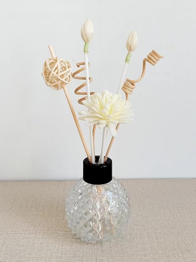 120PCS Reed Diffuser Sticks 7.5in/19CM Natural Rattan Wood Stick Diffuser Reeds Replacements Sticks for Home,SPA (Natural)