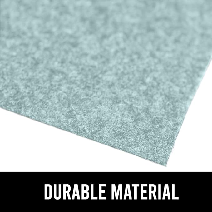 GORILLA GRIP LeakGuard Non-Adhesive Under Sink Mat for Kitchen Cabinet, Waterproof Quick Dry Shelf Liner, Durable Absorbent Felt Mats for Bathroom Sinks, Cabinets, Dresser, Easy Trim, 24x30 Spa Blue