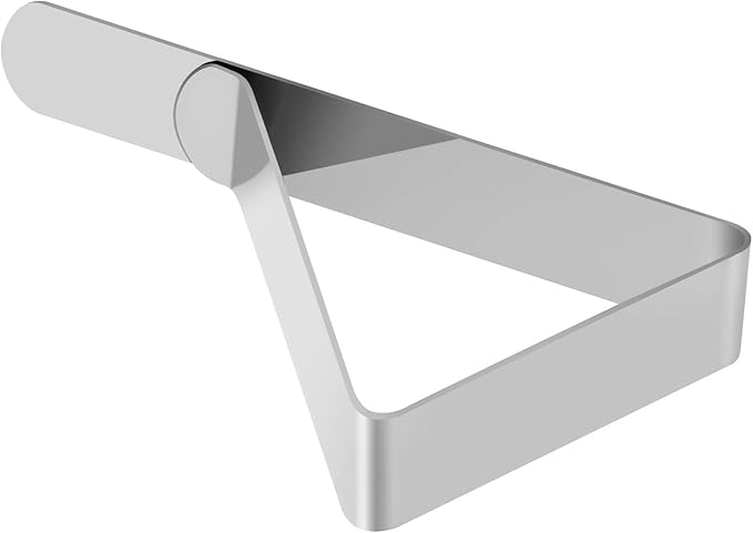 TriPole Tablecloth Clips 32 Pack Picnic Table Clips, Stainless Steel Table Cloth Holder Clips for Outdoor Tables, Metal Table Cover Skirt Clamps for Camping Dining Wedding Graduation Party Essential