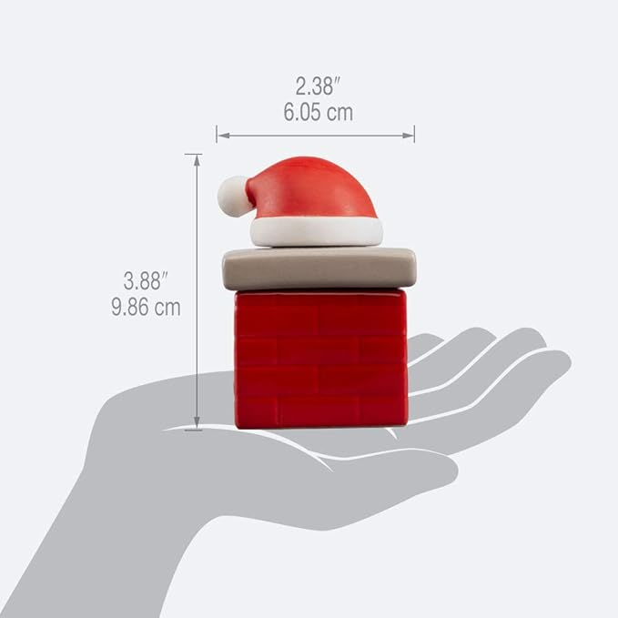 Ellia, Santa Porcelain Aroma Diffuser, Holiday Décor for Essential Oils