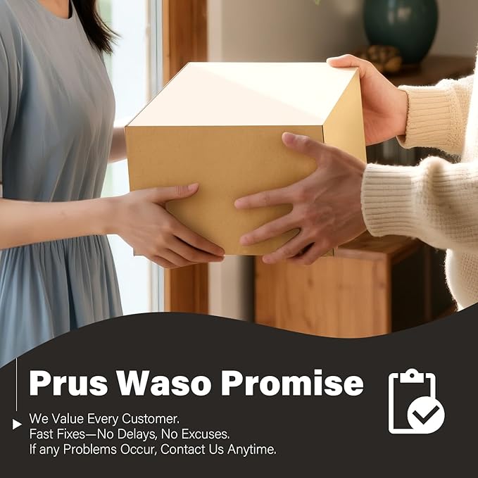 Prus Waso Soap Dispenser Bathroom Set, Hand and Lotion Dispenser with Stainless Steel Pump, Perfect for Black and Gold Bathroom Decor. (Gold & Black)