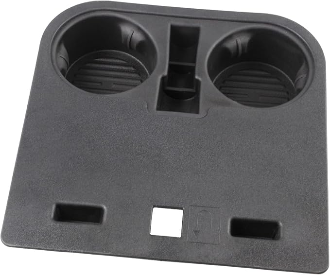 RLB-HILON Front Console Cup Holder Compatible with Ford F150 2015-2020 and Ford F-Series Super Duty 2017-2022 Year, Center Cup Holder Under Front Seat Bottom, HC3Z-2813562-AB