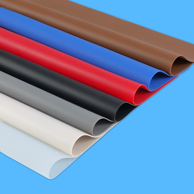 Silicone Mat for Kitchen Counter, Silicone Mat Trimable to Size (Translucent, 15.7×11.8inch-2pcs), BPA-Free Silicone Placemat, Heat-Resistant NonSlip Table Mat for Air Fryer, Countertop Protector Mat