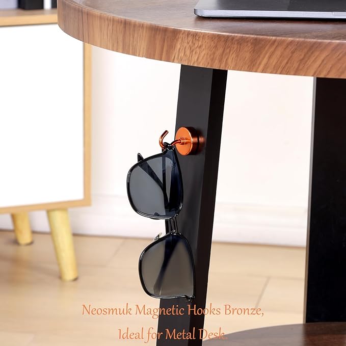 Neosmuk Magnetic Hooks, Cruise Ship Essentials, 26#,Bronze