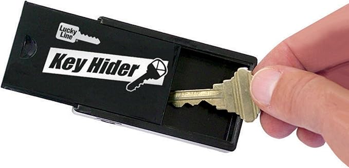 Lucky Line Large Magnetic Key Hider Case Holder for Standard Size Keys (91001)