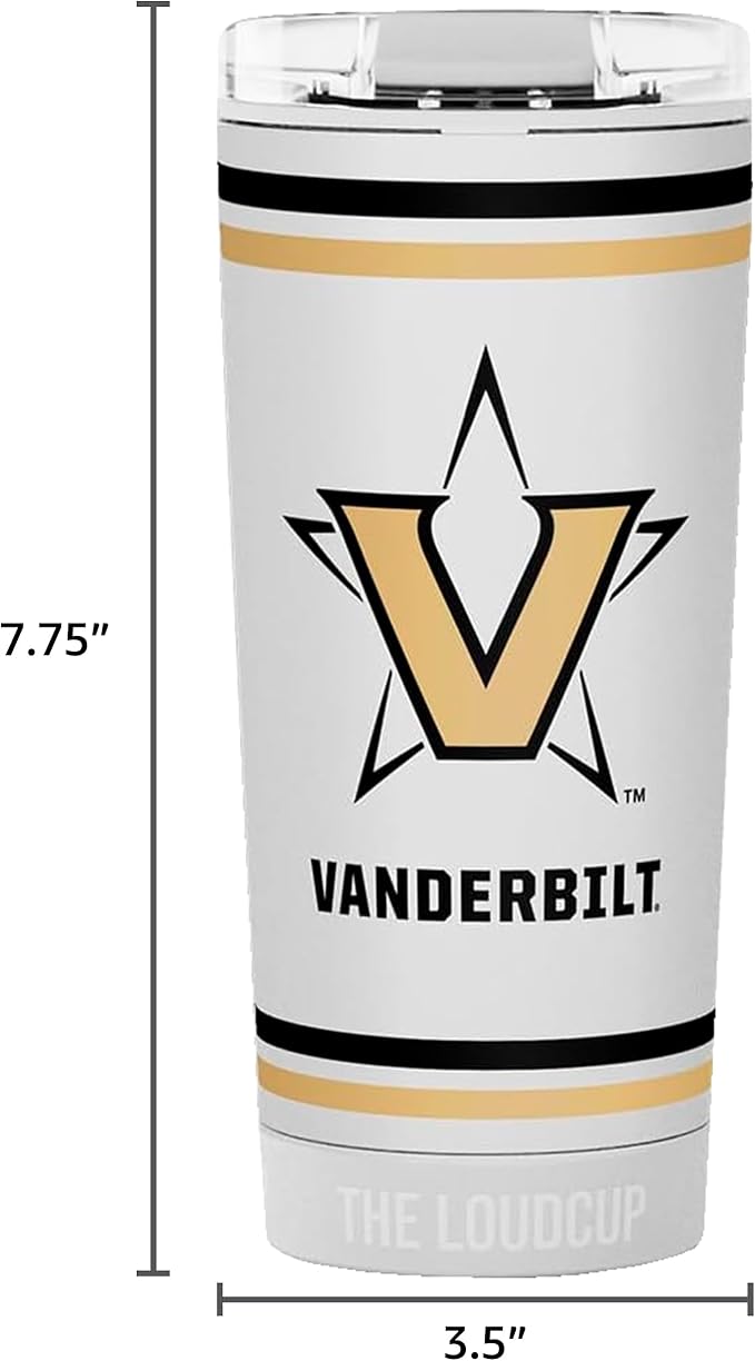The LoudCup Blow Horn Tumbler, Cheer & Sip 2-in-1 Reusable Water Bottle with Built-In Horn for Sports Games, Tailgates, Parties & Events, BPA-Free