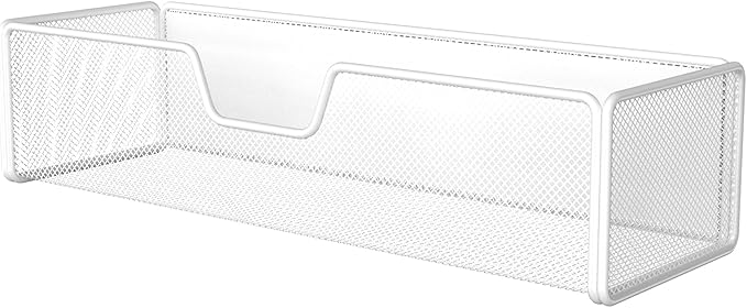 Magnetic Basket Organizer Holder for Fridge Magnetic Shelf Magnetic Storage Bin Box Containers for Refrigerator Whiteboard Classroom Magnetic Organizer