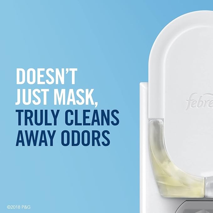 Febreze Plug In Air Freshener Scented Oil Refill, Gain Original Scent