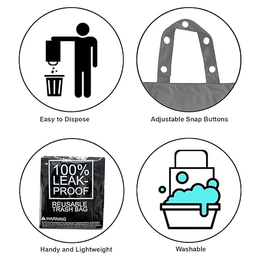 2 Pack Leakproof Car Trash Bags Detachable Waterproof Garbage Bags with Drawstring Hanging Organizer for Back Seat & Travel Grey & Black