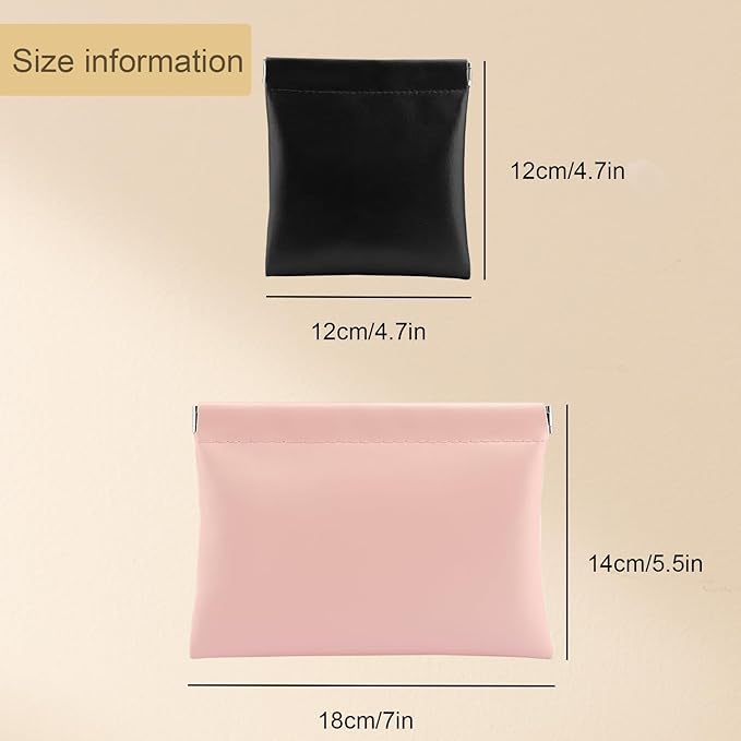 4 PCS Small Makeup Bag for Purse, Coin Purse for Women Lipstick Cosmetic Accessories Organizer, Mini Portable Cosmetic Bags, Small Travel Kit Storage Pouch (4 small), LQB-BG