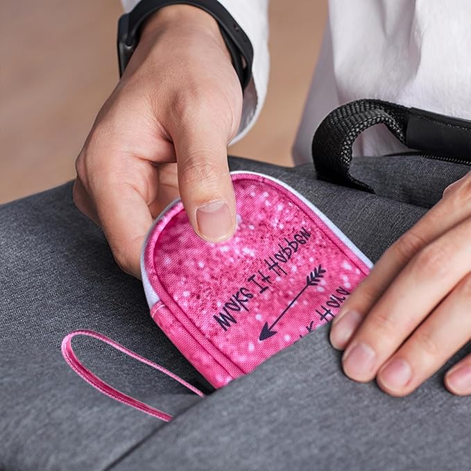 Electronics Organizer Travel Case, Cable Organizer Travel Essentials Tech Pouch,Suitable for Charger, Cable, Phone,Flash Drive,Encourage