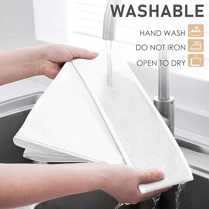 Criusia 3 Pack Sock Underwear Drawer Organizer Dividers, 64 Cell Fabric Foldable Cabinet Closet Organizers and Storage Boxes for Storing Socks, Panties, Ties (16+24+24 Cell, White)