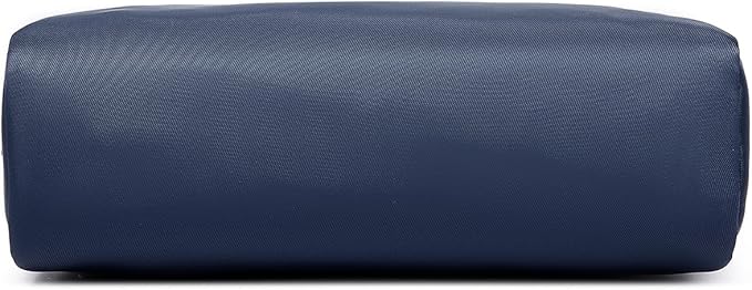 Waterproof Makeup Bag Large Capacity Women's Classic Black Wash Bag Adjustable Partition Wash Bag Brush and Cosmetic Carrying Bag… (Navy Blue)