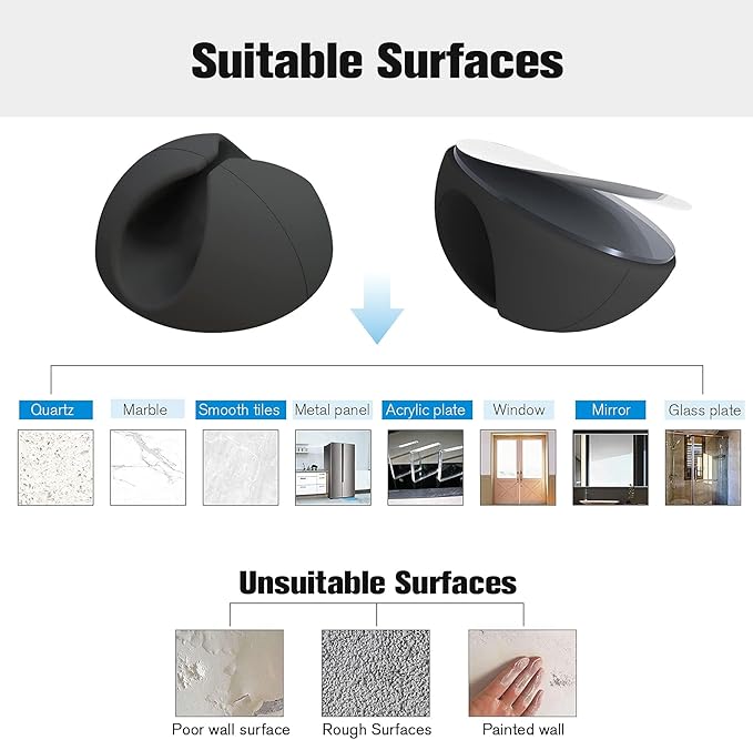 12 Pack Cable Clips, Znben Cord Organizer Holder Adhesive Cable Management Charger Wire Holder Clips for Desk, Home, Office, Car, Cubicle, Nightstand Black