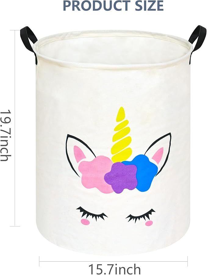 Round Laundry Basket Storage Bins Nursery Hamper Gift Baskets for Home,Office,Home Decor