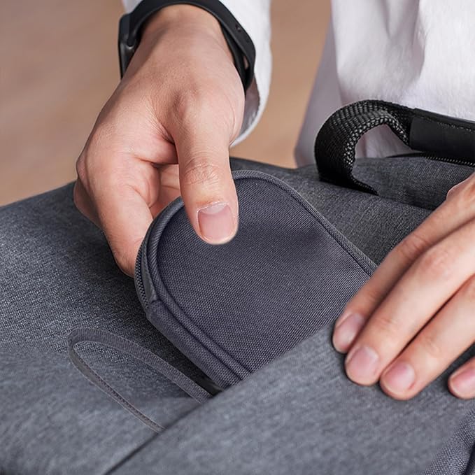 Electronics Organizer Travel Case, Cable Organizer Travel Essentials Tech Pouch,Suitable for Charger, Cable, Phone,Flash Drive,Black