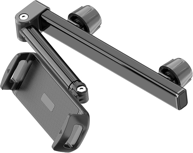 Tablet Holder for Car, Extendable & Pivoting Headrest Mount to Keep Kids Engaged – Road Trip Essential for 5.5-11" Devices (1 Pack)