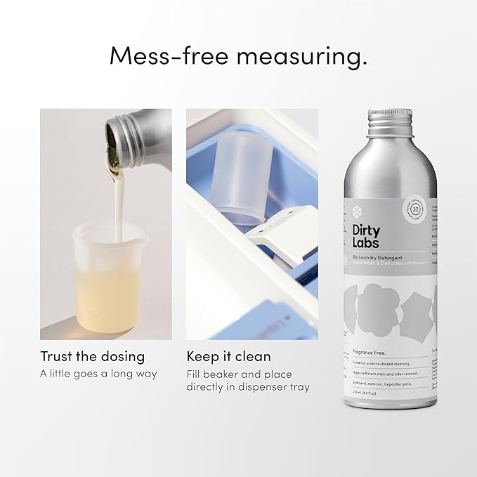 Dirty Labs Hand Wash & Delicates Scent Free Bio Enzyme Detergent 32 Loads