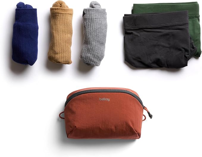 Bellroy Lite Packing Pouch 2L (Organizer Packing Cube for Travel Near and far) - Clay