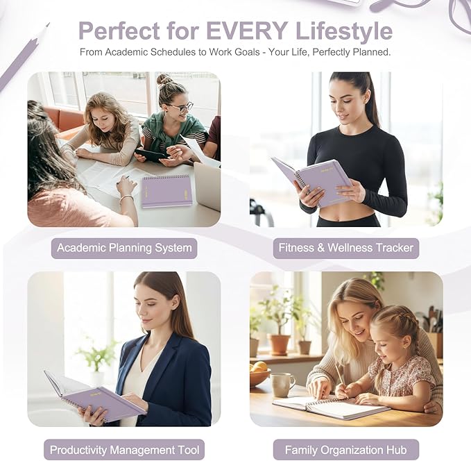 Planner 2026-2027, Weekly and Monthly Academic Year Calendar Planner, July 2026 - June 2027, Daily Agenda Book for Office School Supplies, A5(6.3'' x 8.5'')