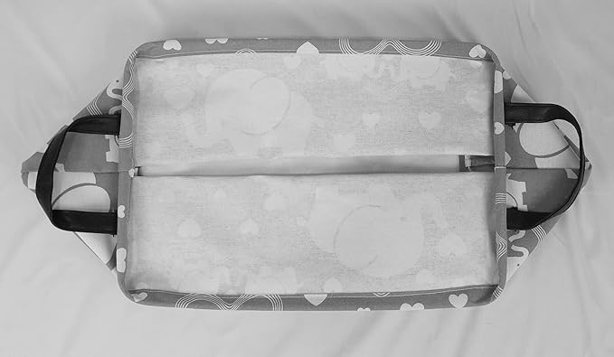 Rectangle Gift Storage Basket Home Shelf Storage Basket Organizer Box Clothes Laundry Hamper Nursery Basket Laundry Basket with Handles (love elephant)