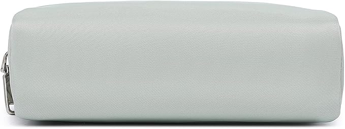 Waterproof Makeup Bag Large Capacity Women's Classic Black Wash Bag Adjustable Partition Wash Bag Brush and Cosmetic Carrying Bag… (Grey)