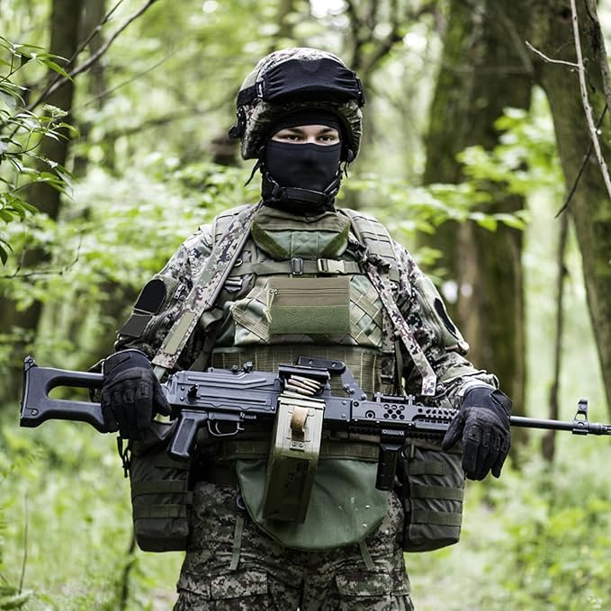 Qavctw Tactical Admin Pouch Bag with Hook and Loop Tool Storage Bag Snack Pouch Candy Bag Hanging Pouches Backpack Accessory Pouch