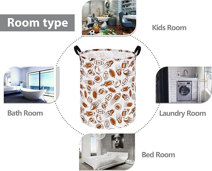 Round Laundry Basket Storage Bins Nursery Hamper Gift Baskets for Home,Office,Home Decor