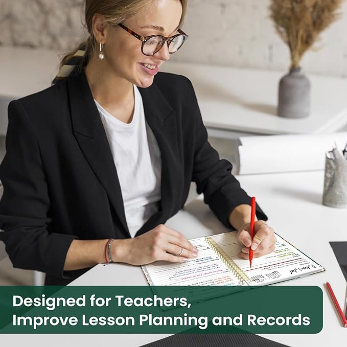 Planner 2026-2027, Academic Year Monthly and Weekly Calendar Planner, Jul 2026 - Jun 2027, Hardcover Teacher Student Planning Agenda book with Tabs, Perfect for School Office Supplies, 6.3" x 8.5" - Butterfly