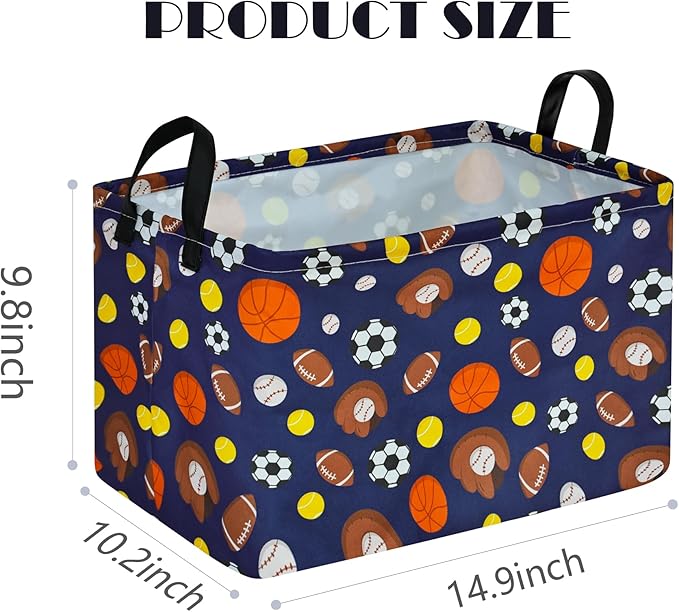 Kids Hamper Storage Bins Organizer Toy Box Laundry Basket Large Canvas Collapsible Chest for Home/Dorm/Kitchen/Pet/Office/Closet/Shelf/Gift Baskets