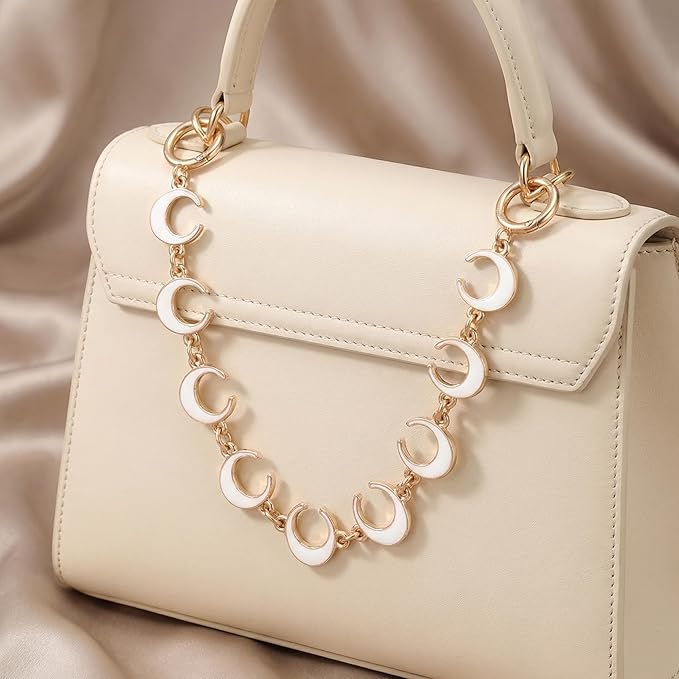 15.7 Inch Bag Chain Charm, Gold Purse Chain for Coach Teri Tabby Nolita Swinger Laurel Bag, Stylish C Phase Bag Accessory
