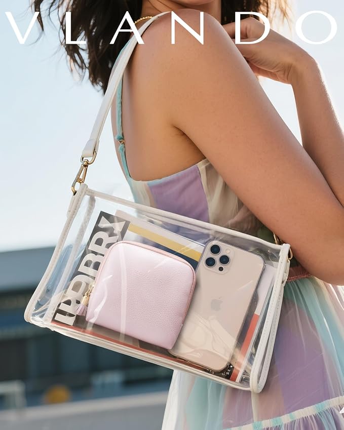 Vlando Small Jewelry Travel Case, Jewelry Pouch Bags with Zipper, Velvet Jewelry Organizer Storage Bag for Bracelet Rings Earring Travel Essentials Gifts for Women Girl - Pearl Pink