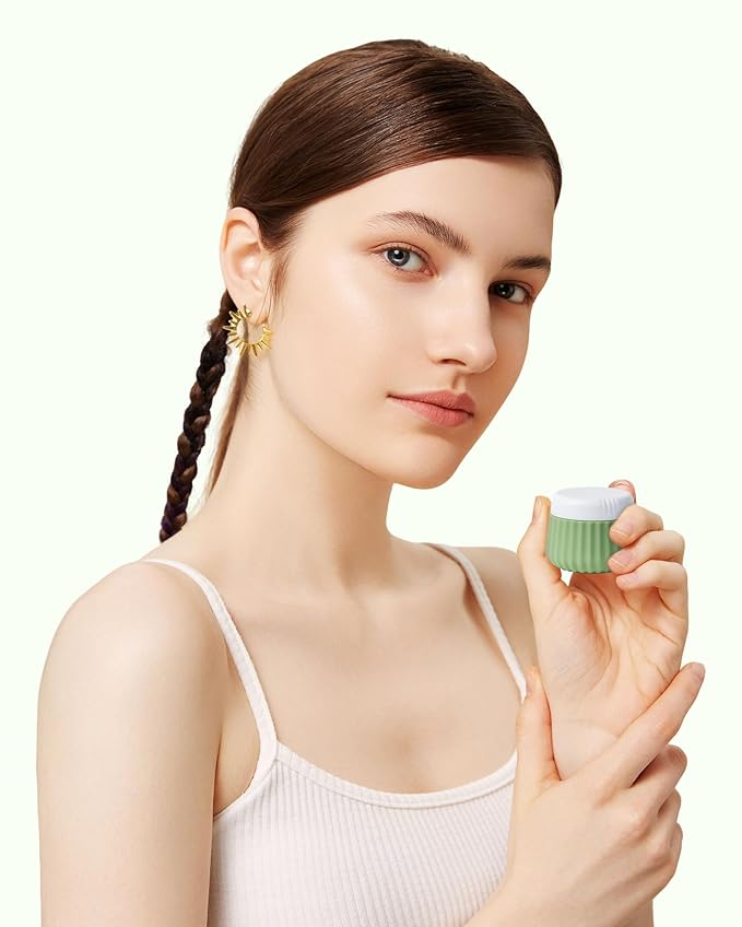 Travel Containers for Toiletries 4 Pack, TSA Approved Travel Size Toiletries, With Clear Bag Leak Proof Silicone Jars, Cream Jars, Carrying Small Items