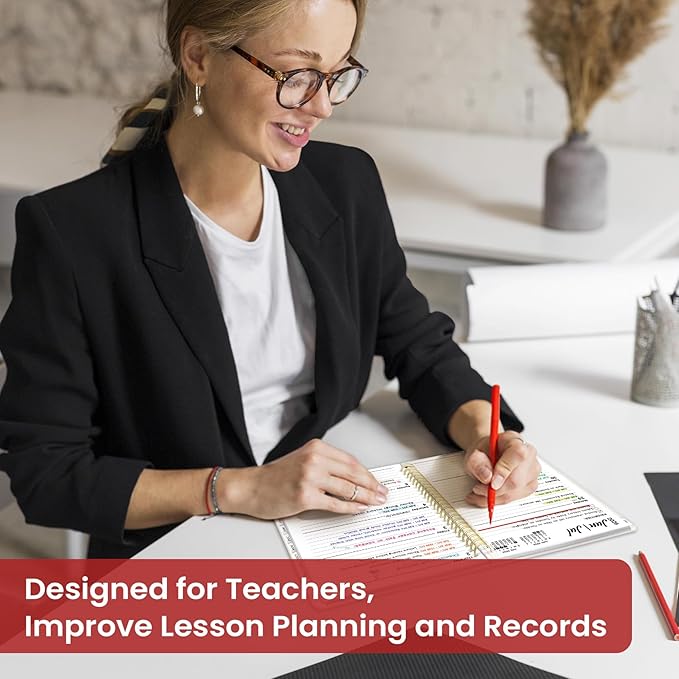 Planner 2026-2027, Academic Year Monthly and Weekly Calendar Planner, Jul 2026 - Jun 2027, Hardcover Teacher Student Planning Agenda book with Tabs, Perfect for School Office Supplies, 6.3" x 8.5" - Floral Gallery