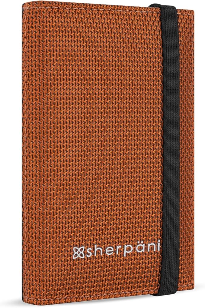 Sherpani Vienna, RFID Blocking Passport Holder, Travel Passport Cover Wallet, Travel Documents Organizer Protector for Women, Travel Gift (Morocco)