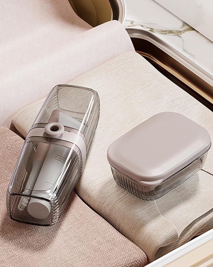 Travel Soap Case, Leakproof Soap Container with Lid, Portable Bar Soap Holder for Traveling, Soap Dishe for Bathroom, Shower, Gym, School, Camping, Vacation, Outdoor,Travel Essentials