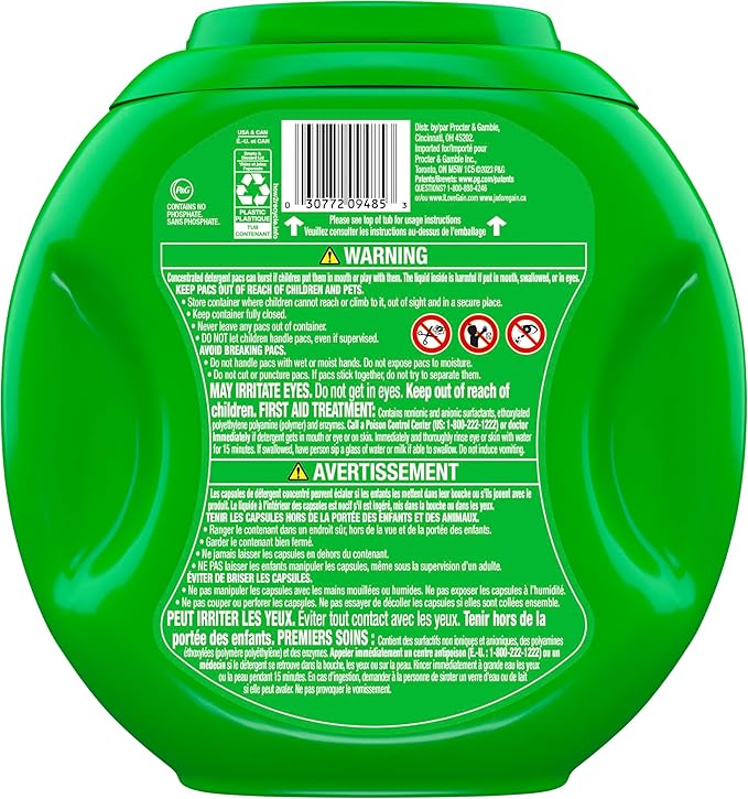Gain Flings Liquid Washing Detergent Pods with Odor Defense + Color Guard, Moonlight Breeze Scent, 4-In-1 Liquid Laundry Detergent Pacs, Clean & Fresh, 76 Count (Packaging May Vary)