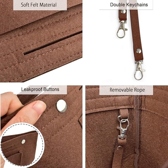 VANCORE Felt Insert Handbag Organizer Travel Purse Bag Organiser
