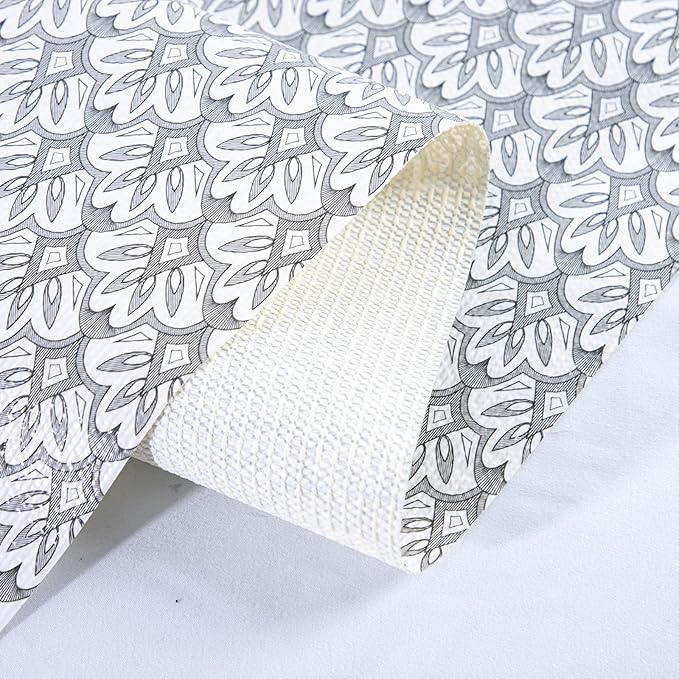 RAY STAR 12X120 Inch Shelf Liner for Kitchen Cabinets, Non-Adhesive Cabinet Liner Washable, PVC Drawer Liner for Dresser Non-Slip Bathroom (Black Floral)(5 Roll)