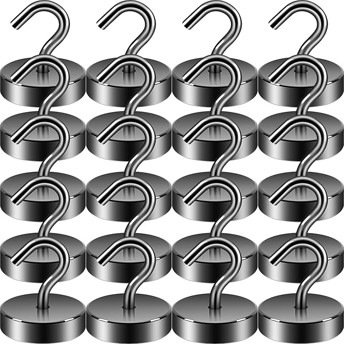 Neosmuk Magnetic Hooks, Cruise Ship Essentials, 26#,Gunmetal