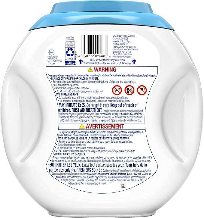 Tide PODS Free & Gentle laundry detergent, 76 ct, Trusted, gentle laundry detergent pods, 100% free of irritating residues: no added dyes and perfumes