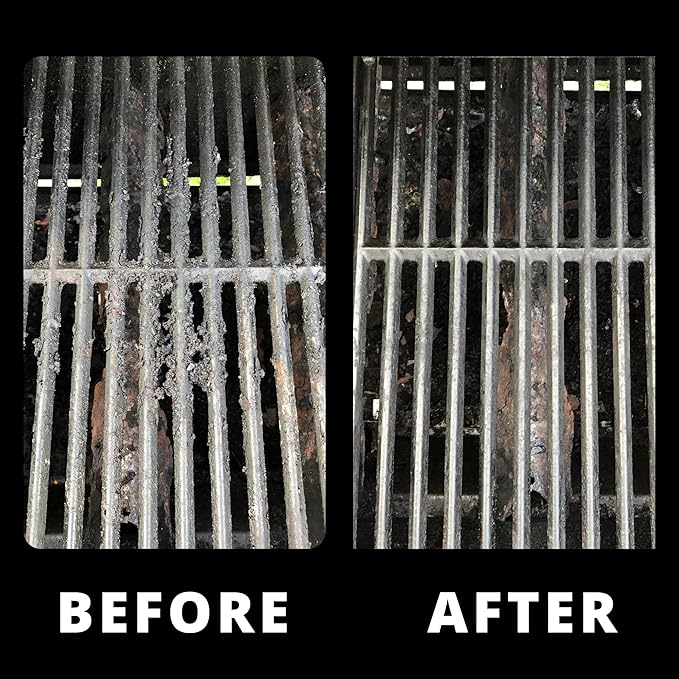 Grill Rescue BBQ Replaceable Scraper Cleaning Head, Bristle Free - Durable and Unique Scraper Tools for Cast Iron or Stainless-Steel Grates, Barbecue Cleaner