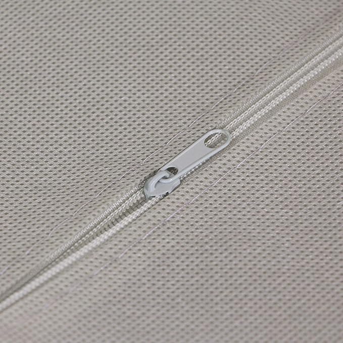 DIOMMELL Set of 4 Foldable Cloth Storage Box Closet Dresser Drawer Organizer Fabric Baskets Bins Containers Divider for Clothes Underwear Socks Lingerie Clothing, Grey 40-0000